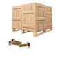 Conquest 5/8" x 1-3/4" Grade 8 Non-Serrated Flange Bolt - Zinc Yellow - Pallet of 5,040