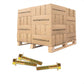 Conquest 5/8" x 3-1/4" Grade 8 Non-Serrated Flange Bolt - Zinc Yellow - Pallet of 3,240