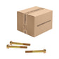 Conquest 5/8" x 5" Grade 8 Non-Serrated Flange Bolt - Zinc Yellow - Carton of 70