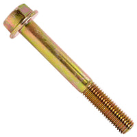 5/8"-11 x 5" Conquest Grade 8 Non-Serrated Flange Bolt - Zinc Yellow