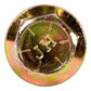 5/8"-11 x 5" Conquest Grade 8 Non-Serrated Flange Bolt - Zinc Yellow