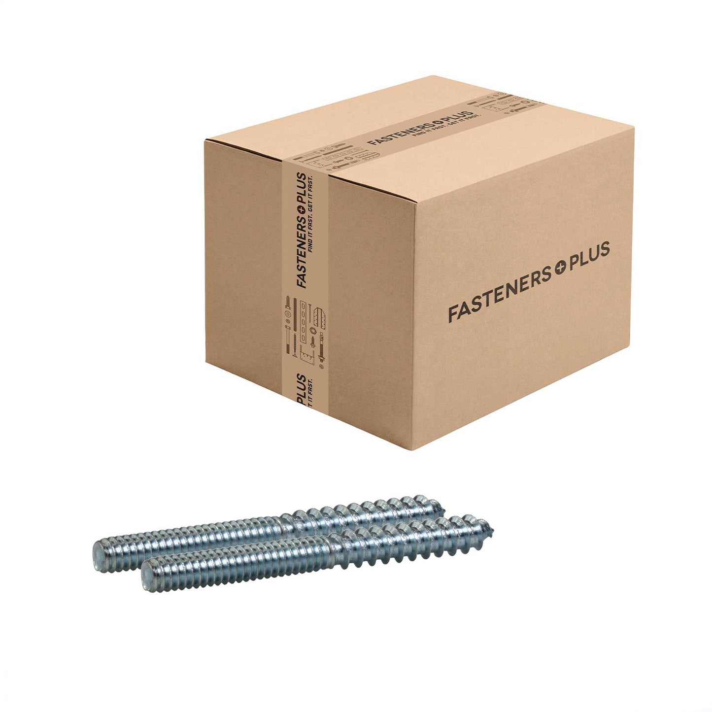 Conquest 1/4" x 2-1/2" Hanger Bolt - Zinc CR+3, Qty. 700 - Carton