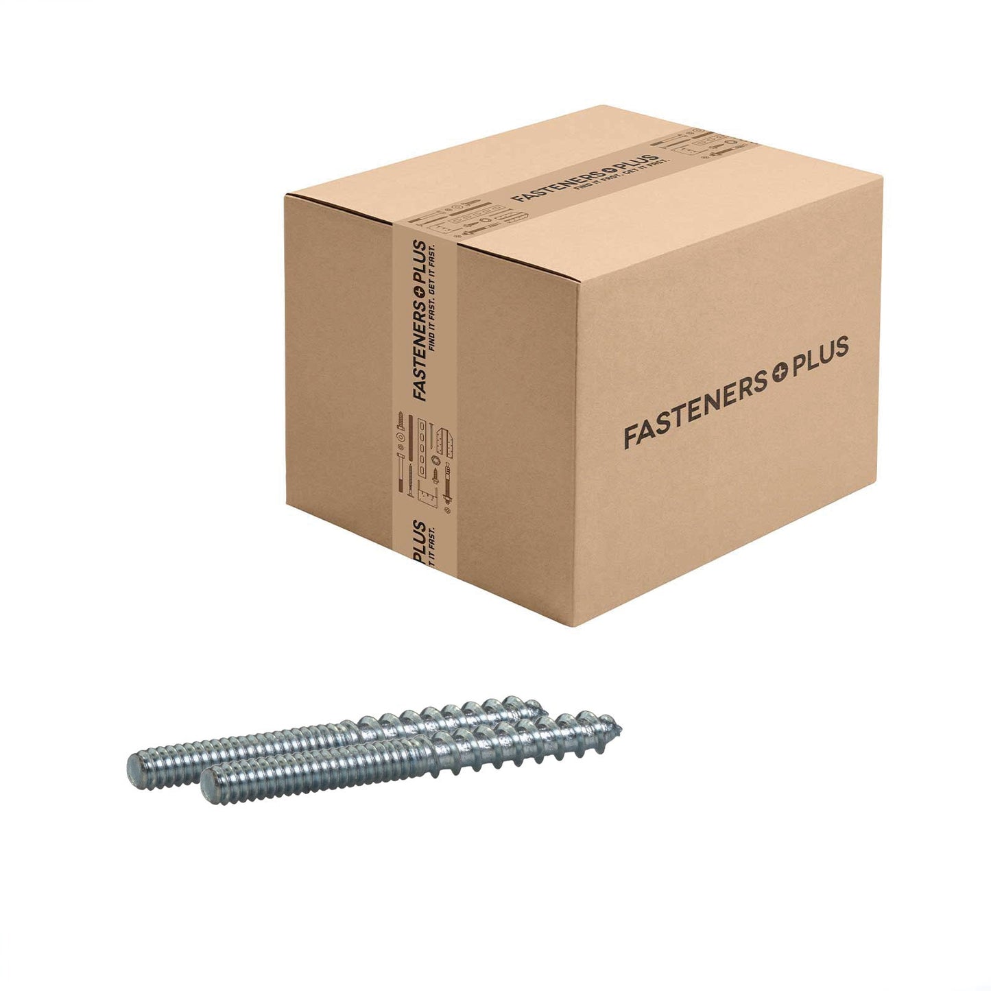 Conquest 3/16" x 2" Hanger Bolt - Zinc CR+3, Qty. 700 - Carton