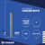 Hanger bolt with specifications on a blue background