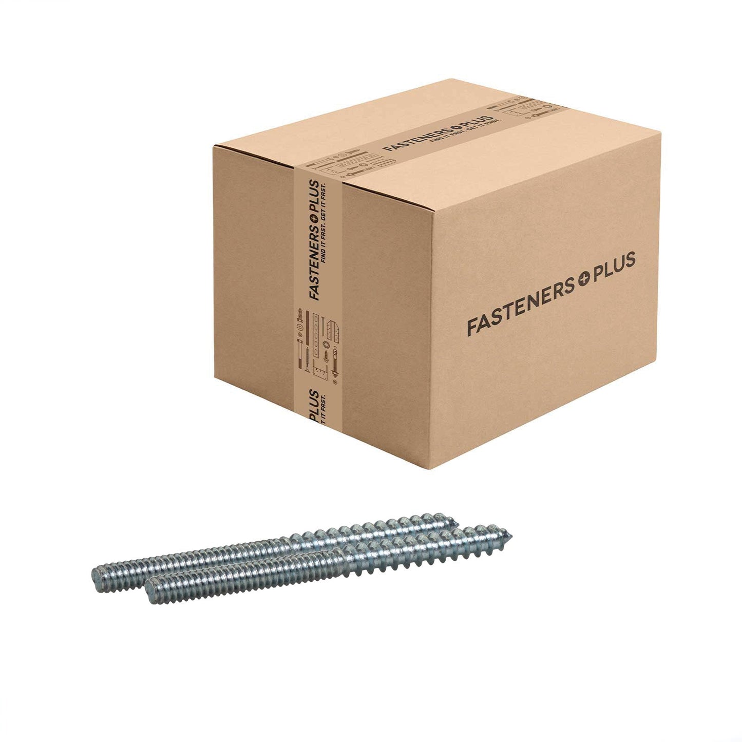 Conquest 3/16" x 2-1/2" Hanger Bolt - Zinc CR+3, Qty. 700 - Carton