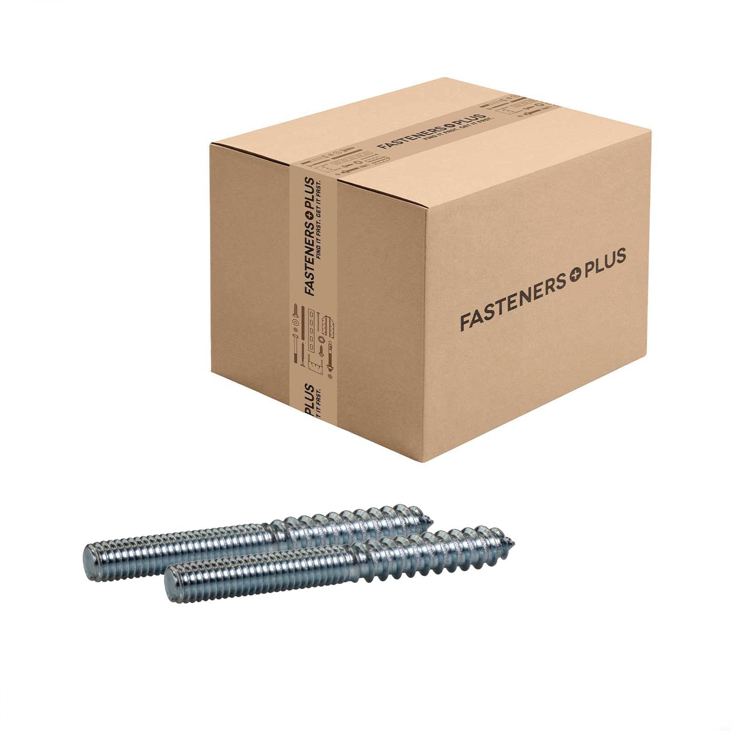 Conquest 3/8" x 3-1/2" Hanger Bolt - Zinc CR+3, Qty. 175 - Carton
