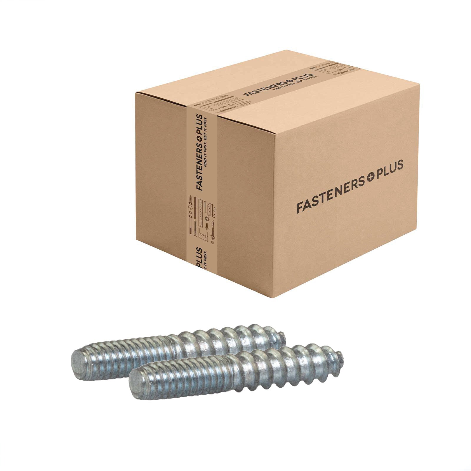 Conquest #8 x 1" Hanger Bolt - Zinc CR+3, Qty. 2,500 - Carton