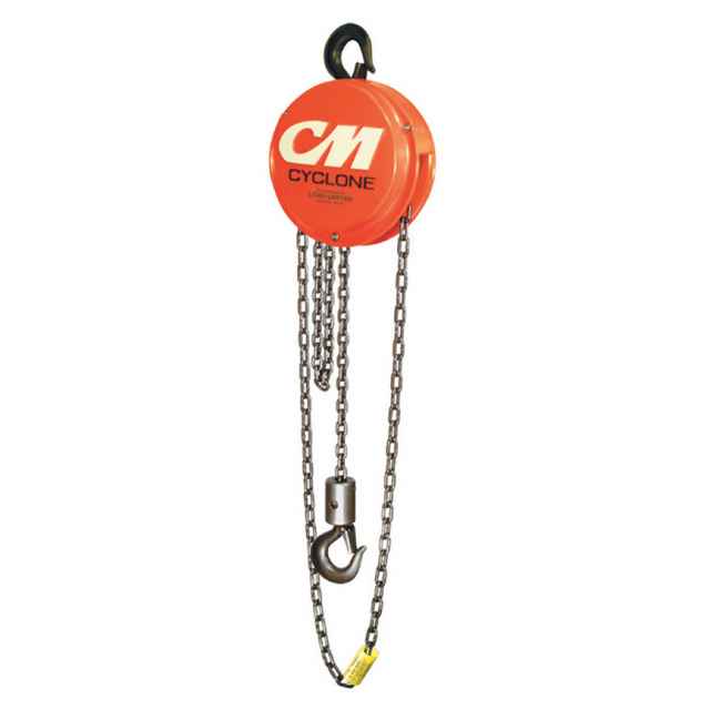 CM Cyclone Hand Chain Hoist - 10 ton x 10 feet