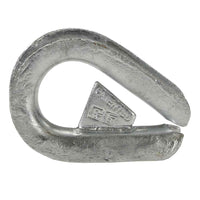 Crosby®  3/8" Galvanized Extra Heavy Wire Rope Thimble (Shackle-Loc) G-414SL