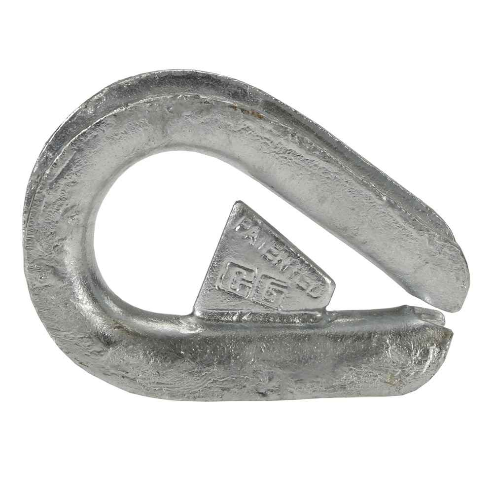 Crosby®  1" Galvanized Extra Heavy Wire Rope Thimble (Shackle-Loc) G-414SL