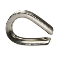 3/8" Stainless Steel T304 Extra Heavy Wire Rope Thimble - Crosby®  SS-414