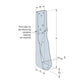 Simpson HDUE7 14-11/16" Predeflected Holdown