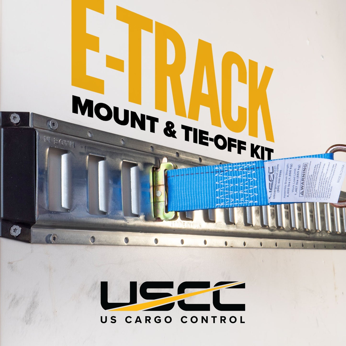 E Track Tie Down Rail Kit | Blue