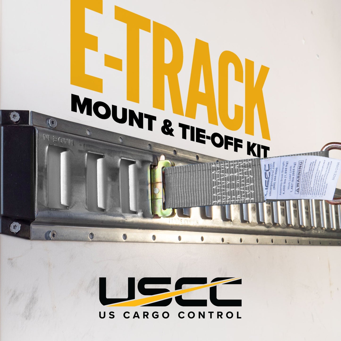 E Track Tie Down Rail Kit | Grey