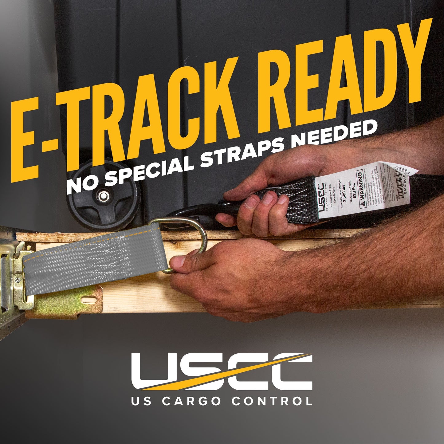 E Track Tie Down Rail Kit | Grey