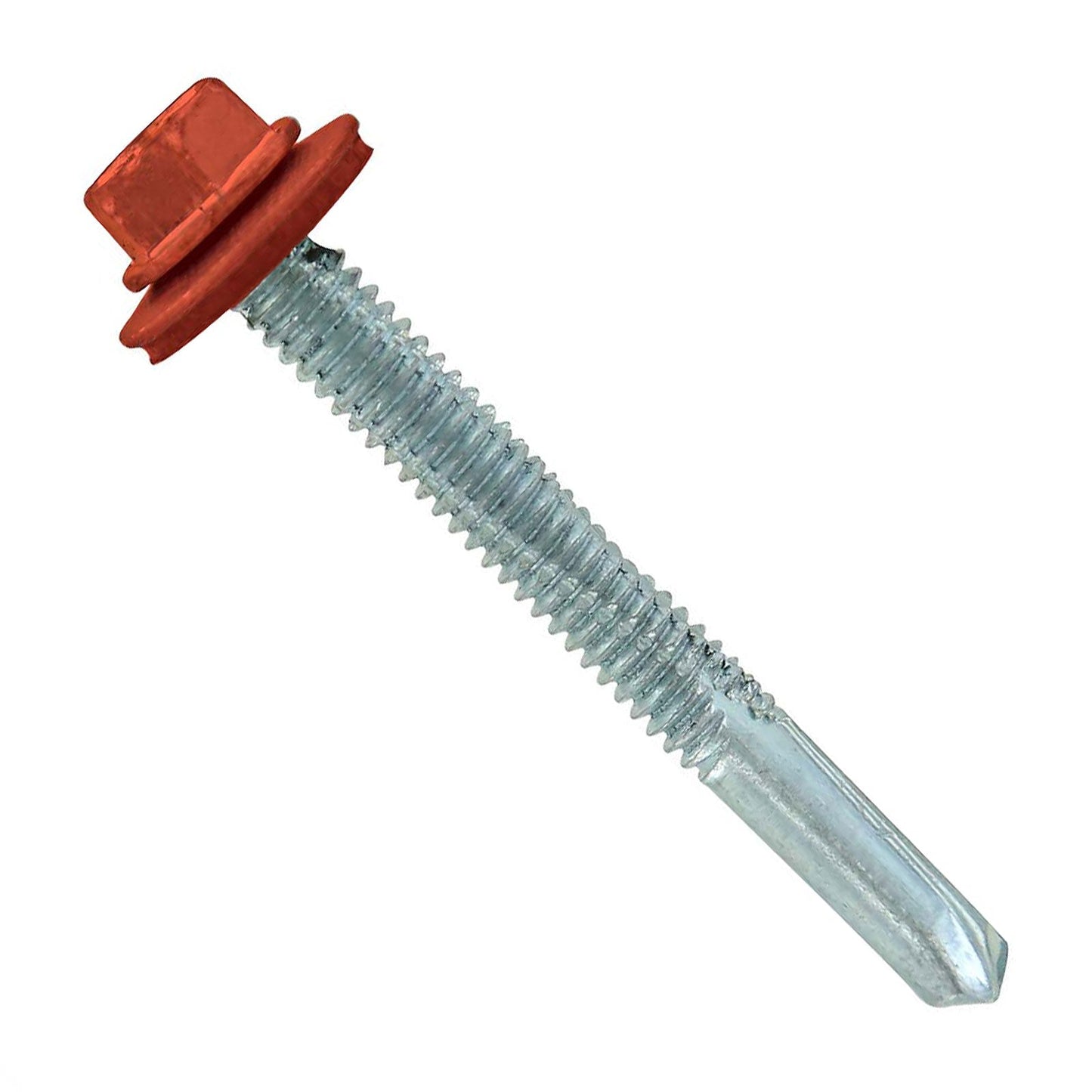 #1224 x 2 inch HG Steelbinder Metal Roofing Screw Copper Pkg 250