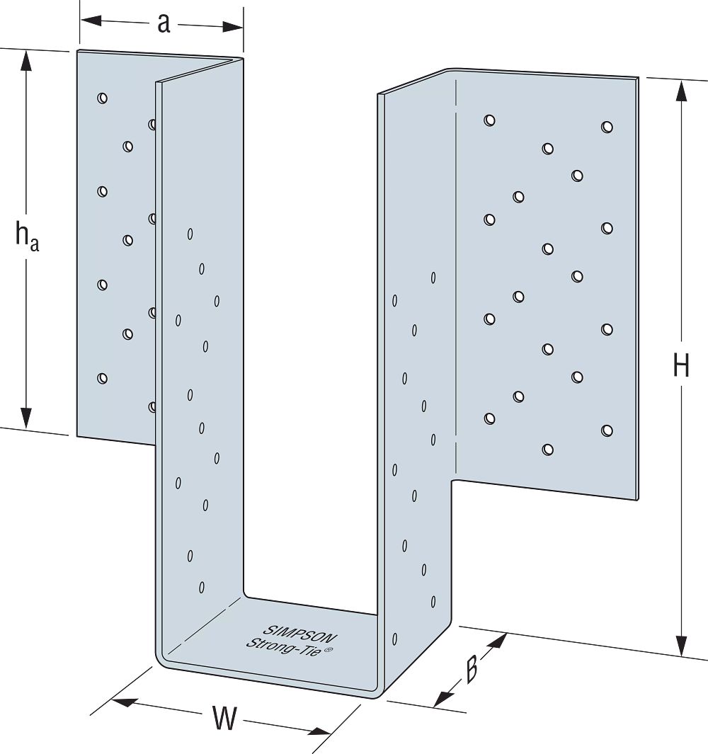 Simpson HGU Heavy Girder Face-Mount Hanger
