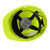 Lime Green Hi Vis Hard Hat - Adjustable Ratchet