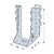 Simspon Strong-Tie HHUS Exta Heavy U shaped hanger with double shear nailing
