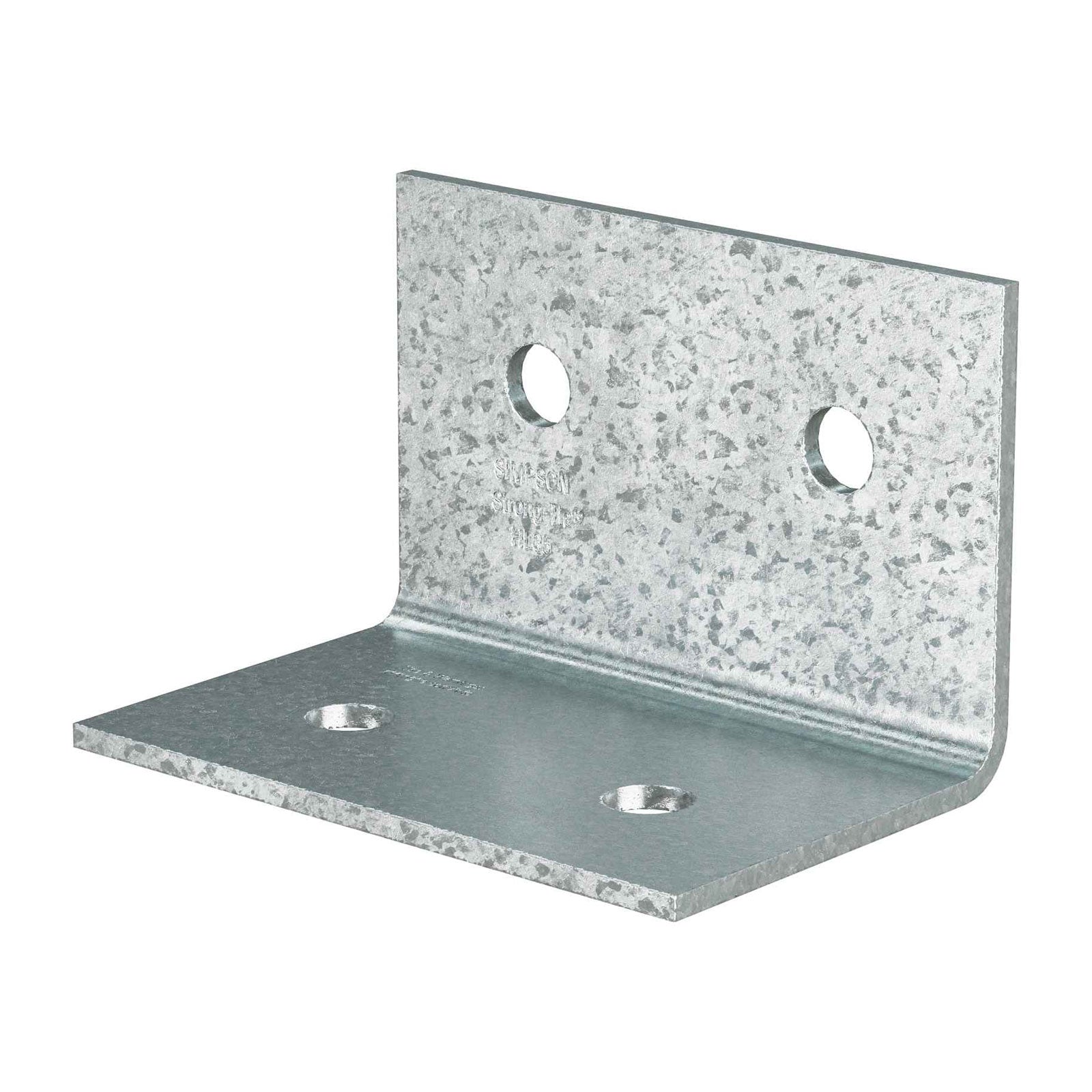 Simpson HL35HDG-5/8 Heavy L-Shaped Angle with 5/8" Bolt Holes - Hot Dip Galvanized