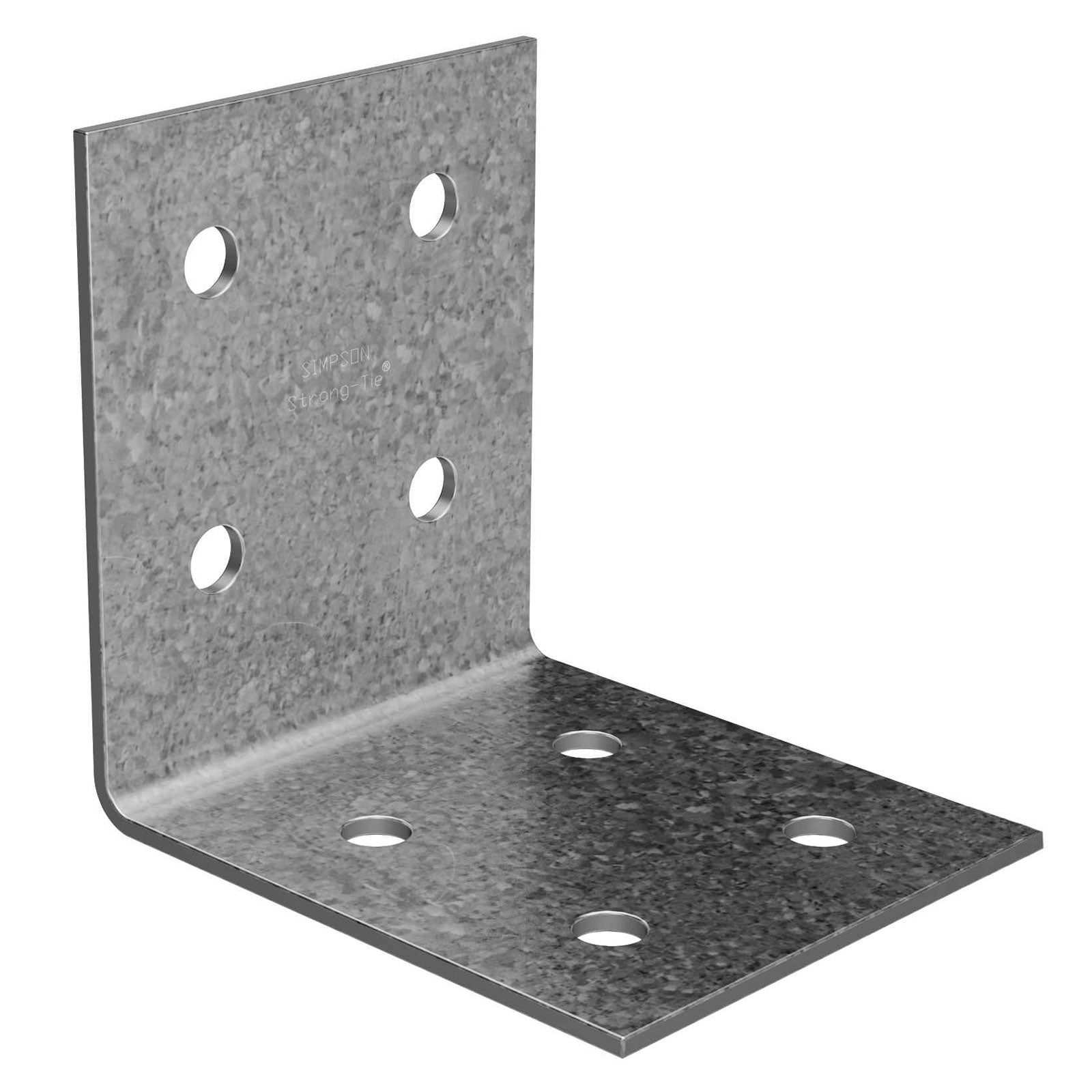 Simpson HL55HDG-5/8 Heavy L-Shaped Angle with 5/8" bolt holes - Gray Paint