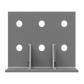 Simpson HL79G Heavy L-Shaped Angle - Gray Paint, Made to Order Non-Returnable