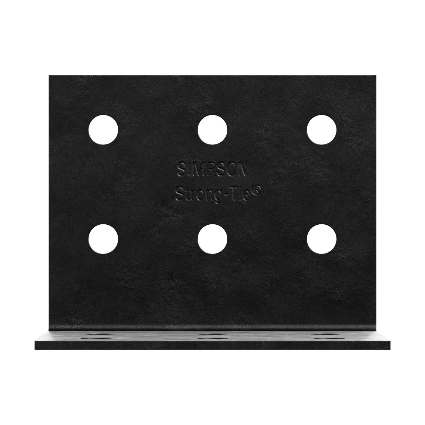 Simpson Strong-Tie HL79PC L shaped reinforcing framing angle bracket black powder coat