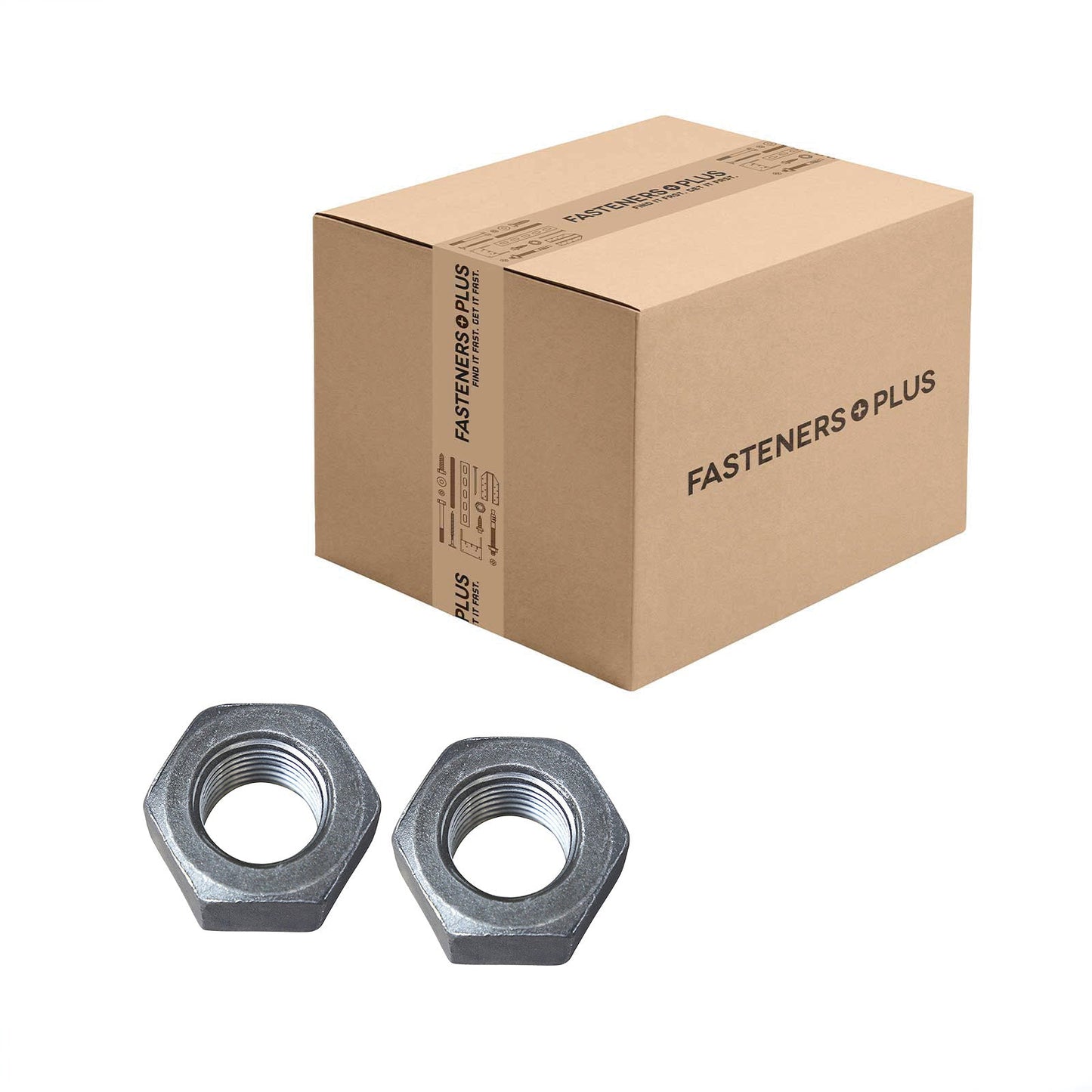 Conquest 1-1/2" Heavy Hex Nut, A563 Grade A - Plain, Qty. 30 - Carton