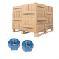 Conquest 1-1/2" A563 Grade DH Heavy Hex Nut - Hot Dip Galvanized, Wax, & Blue Dye, Qty. 1,260 - Pallet