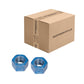 Conquest 1-1/2" A563 Grade DH Heavy Hex Nut - Hot Dip Galvanized, Wax, & Blue Dye, Qty. 30 - Carton