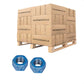 Conquest 1-1/4" A563 Grade DH Heavy Hex Nut - Hot Dip Galvanized, Wax, & Blue Dye, Qty. 2,100 - Pallet