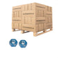 Conquest 1/2" A563 Grade DH Heavy Hex Nut - Hot Dip Galvanized & Blue Dye, Qty. 33,600 - Pallet