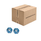 Conquest 1/2" A563 Grade DH Heavy Hex Nut - Hot Dip Galvanized & Blue Dye, Qty. 700 - Carton