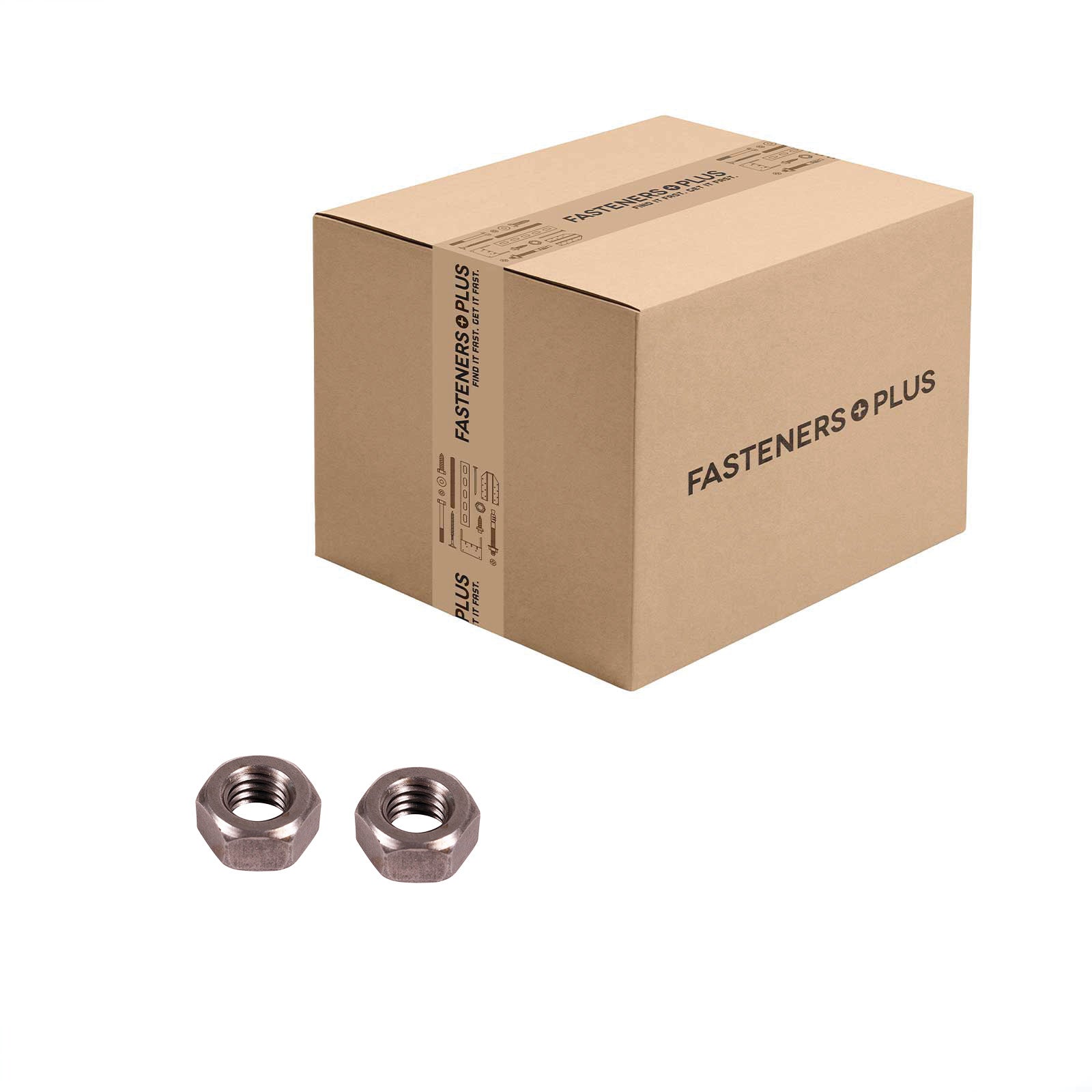 Conquest 5/16" Grade 2 Hex Nut - Plain, Qty. 4,000 - Carton