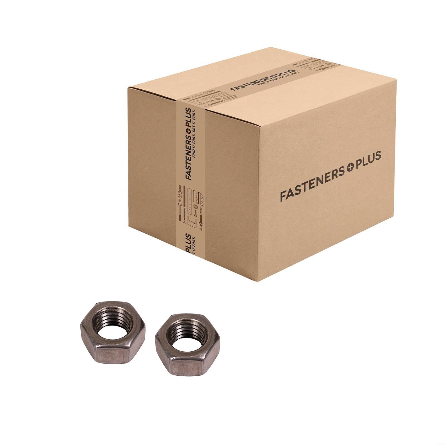 Conquest 5/8" Grade 2 Hex Nut - Plain, Qty. 650 - Carton