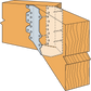 Simpson HSURC26-2 Double 2x6 Concealed Flange Joist Hanger Skewed Right - Galvanized, Made to Order Non-Returnable