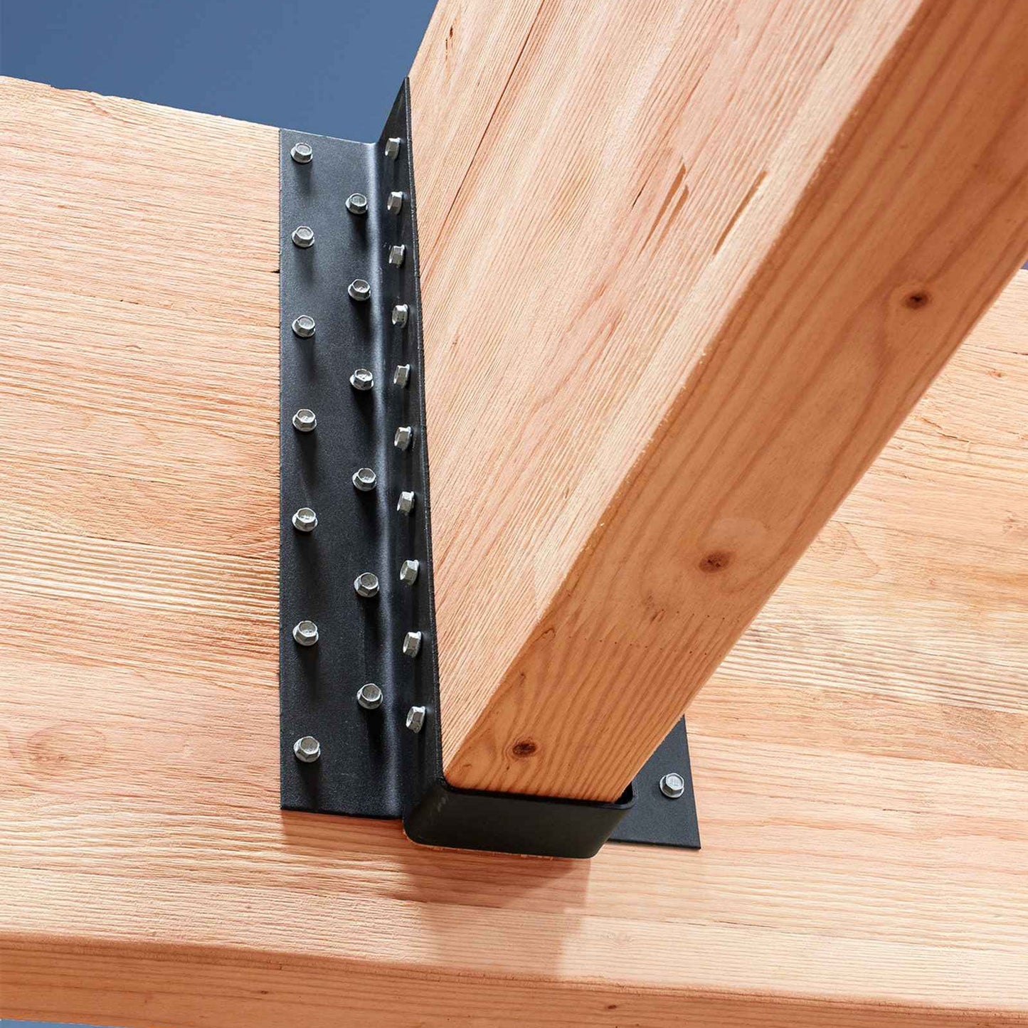 Simpson HUA24PC Heavy-Duty U-Shaped Architectural Joist Hanger, Black ...