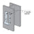 Simpson HUC216-2 Heavy Concealed-Flange Face-Mount Joist Hanger - Made to Order, Non-returnable