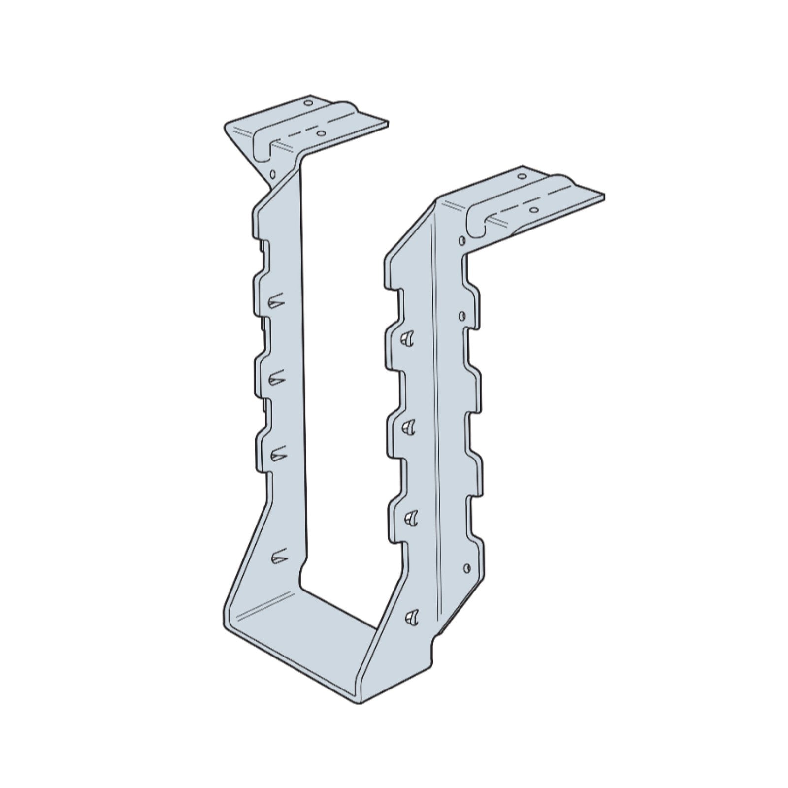 Simpson HUS212-2TF Double 2x12 Top Flange Face Mount Hanger - G90 Galvanized