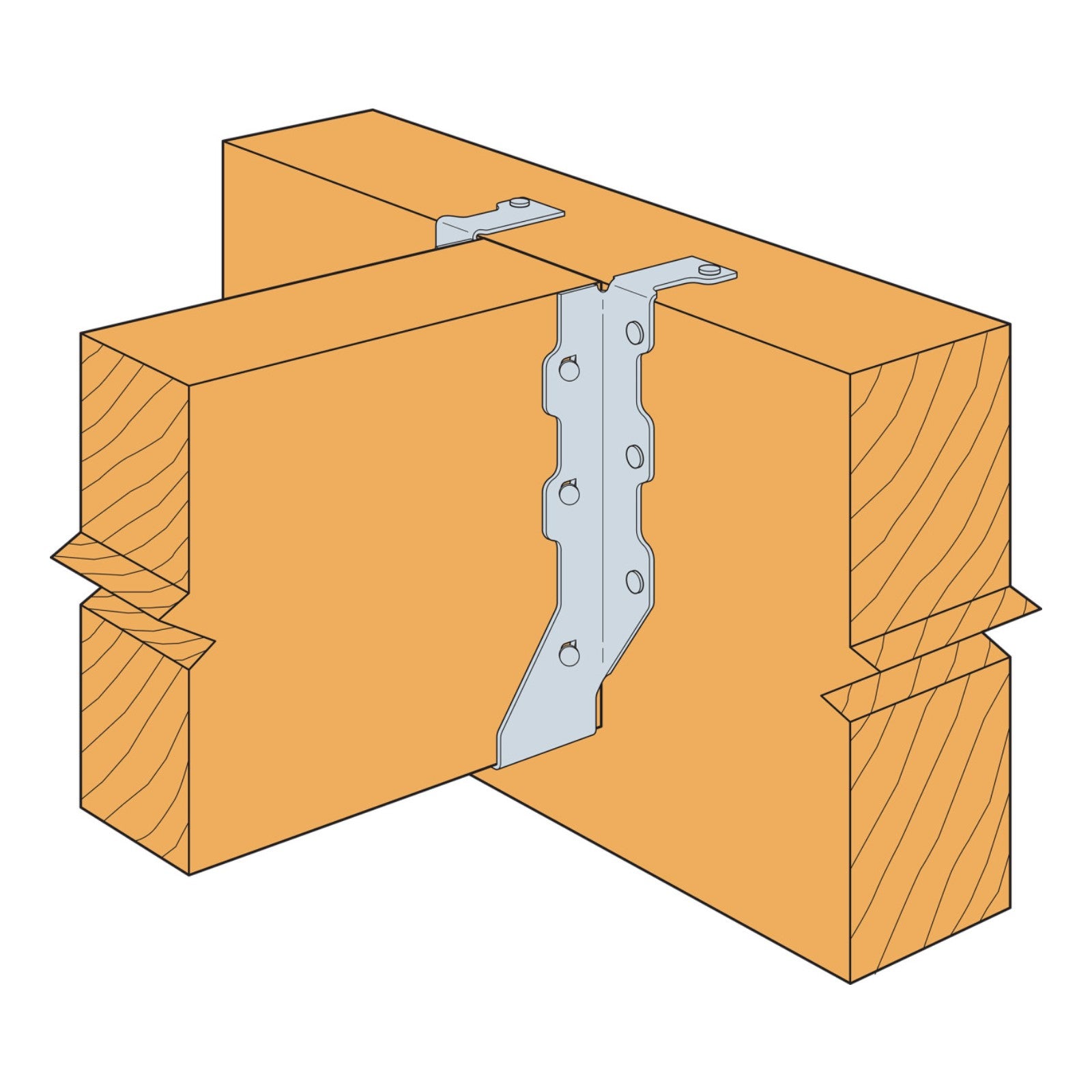 Simpson HUSTF Top Flange Face Mount Hanger installation