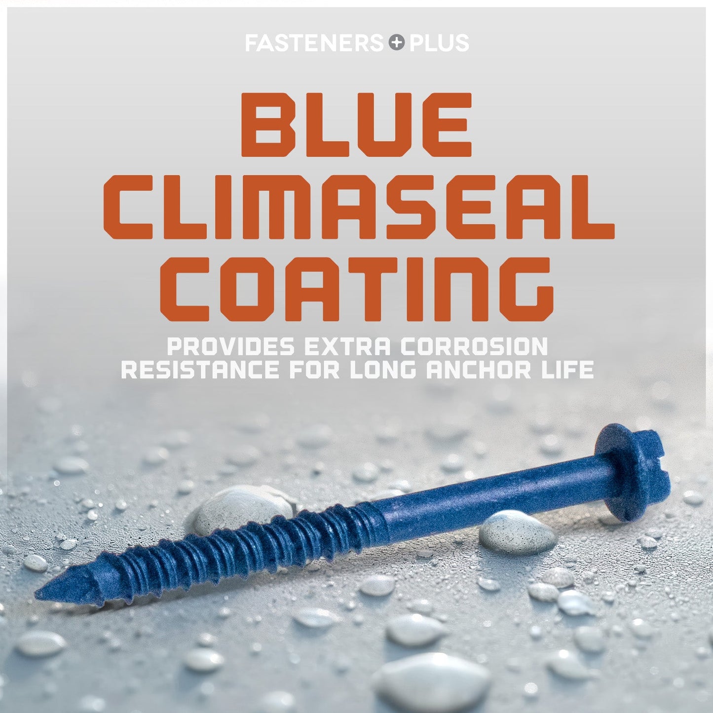 Blue Climaseal Coating - Provides extra corrosion resistance for long anchor life