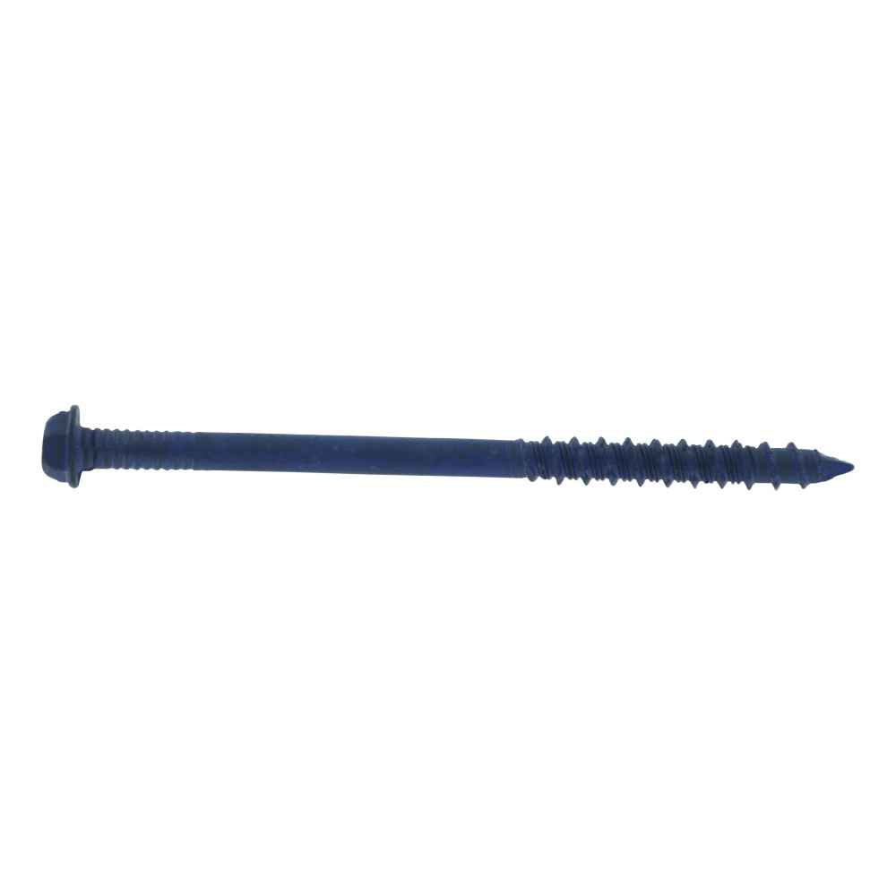 1/4 inch x 3-3/4 inch Tapcon Blue Concrete Screw Hex Head