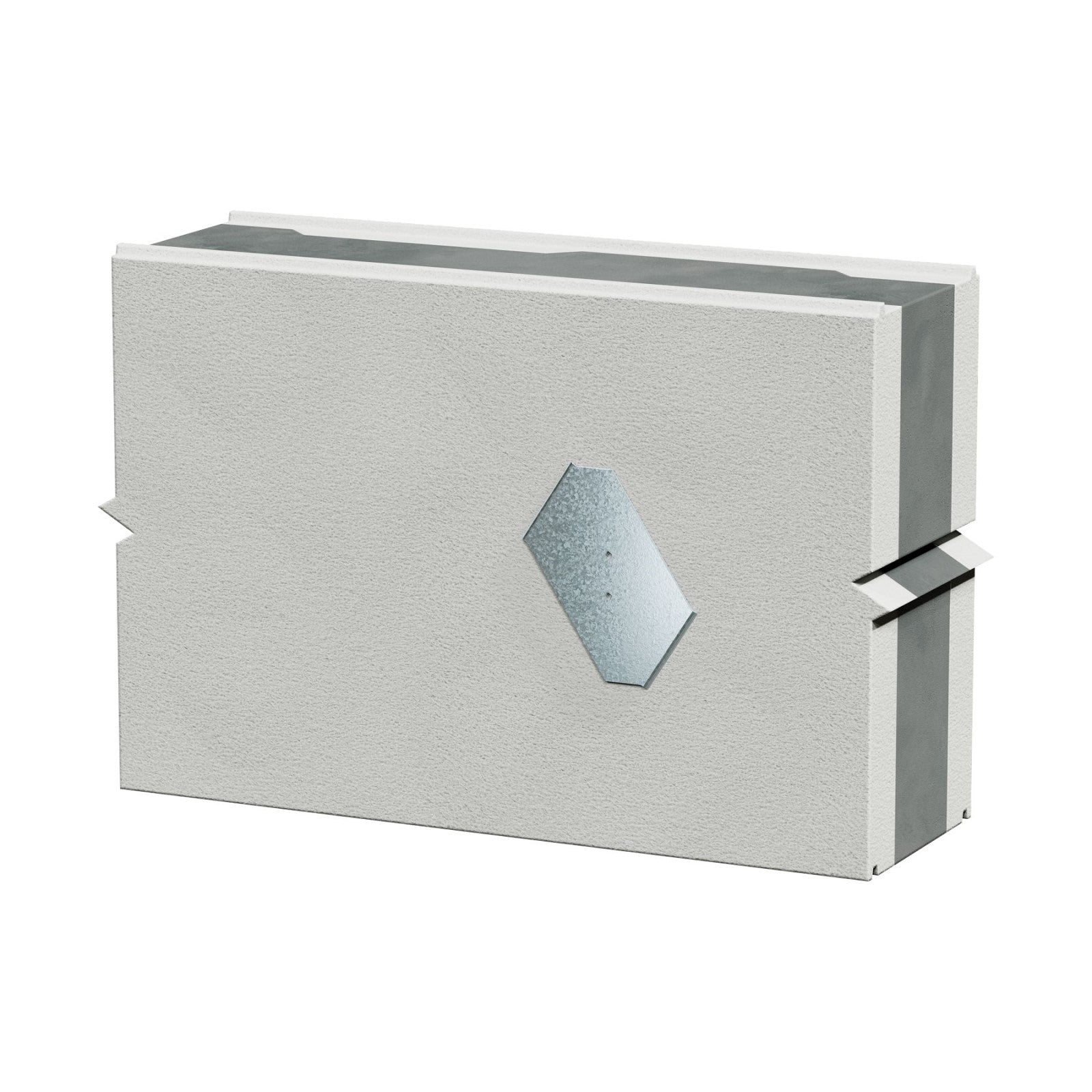 Simpson Strong-Tie 3 1/2" x 6" Zinc Galvanized Steel Ledger Connector