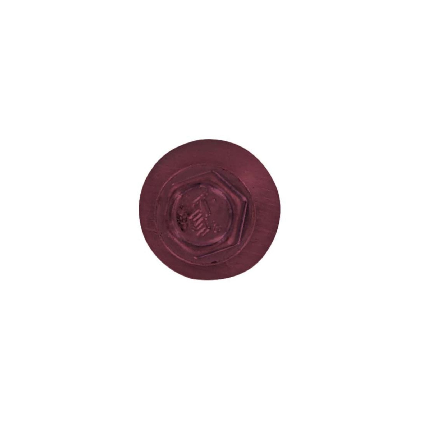 #12 X 34 inch Kwikseal Woodbinder Pole Barn Stitch Scew Burgundy Pkg 250 image 2 of 2