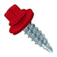 #12 X 34 inch Kwikseal Woodbinder Pole Barn Stitch Scew Crimson Pkg 250 image 1 of 2