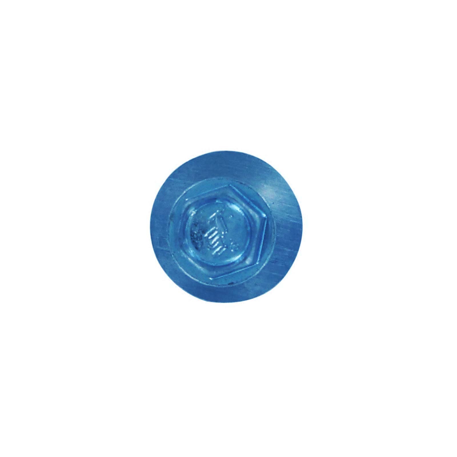#12 x 3/4" Kwikseal Woodbinder Metal Roofing Stitch Screw - Gallery Blue
