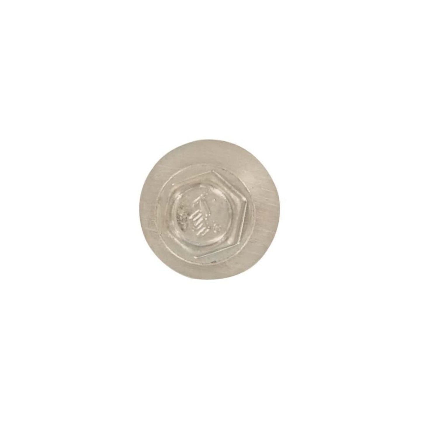 #12 x 34 inch Kwikseal Woodbinder Metal Roofing Stitch Screw Light Stone Pkg 250 image 2 of 2
