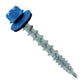 #10 X 1-1/2" Kwikseal Woodbinder Metal Roofing Screw - Gallery Blue, Pkg 250