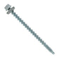 #10 X 3 inch Kwikseal Woodbinder Metal Roofing Screw Light Gray Pkg 250
