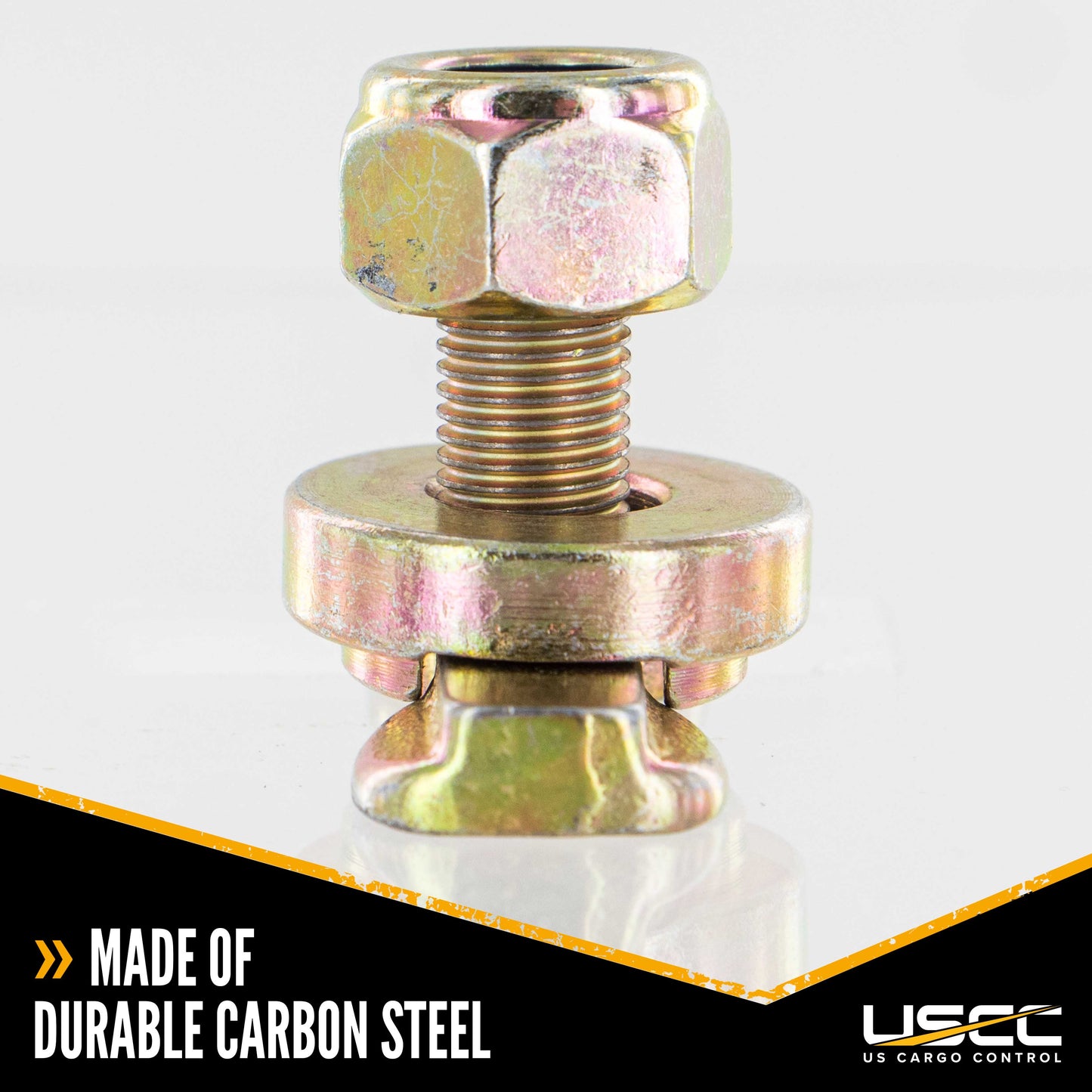 Double Stud L-Track Threaded Fitting | 5,500 lbs. BS